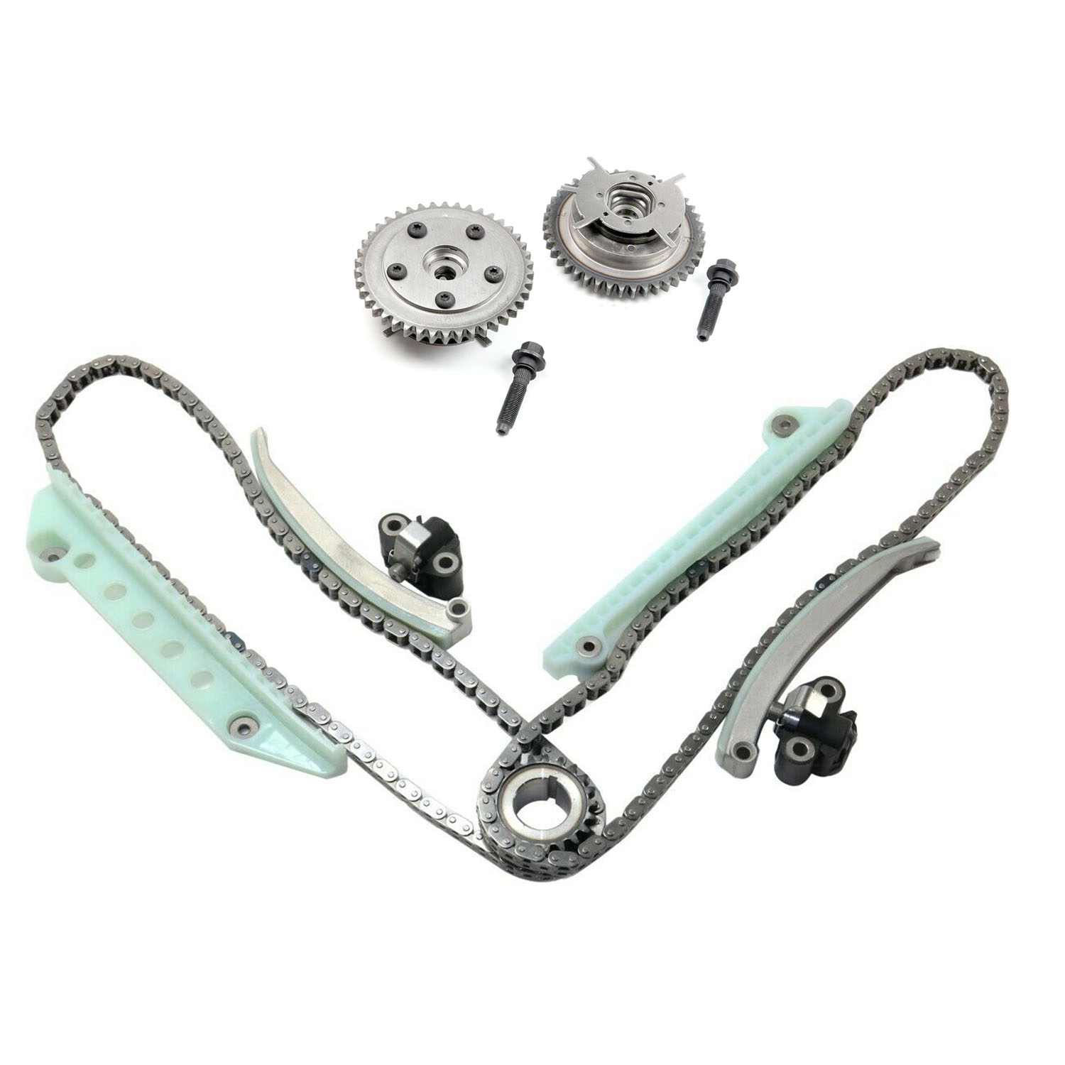 Timing Chain Kit for Ford 5W7Z6268AA, XL1Z6L266AA, 1L3Z6L266AA, 3R2Z6A257DA